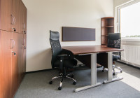 Meble biurowe TOBO: biurka na stelażach metalowych, kontenery , szafy zamykane na klucz, krzesła biurowe
