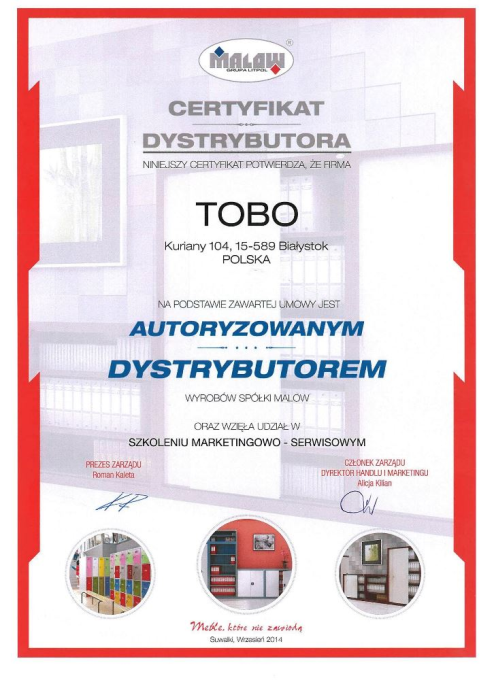 Certyfikat Dystrybutora dla TOBO_Malow zmniejszone.png