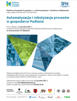 Prezes firmy Tobo, Bożena Datczuk jedną z panelistek podczas konferencji "Automatyzacja i robotyzacja procesów w gospodarce Podlasia"
