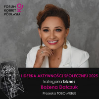 Bożena Datczuk wyr&oacute;żniona tytułem Liderki Aktywności Społecznej